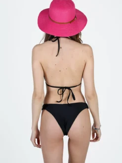 Mya Swimwear Bikini donna con paillettes e brasiliana super sgambata