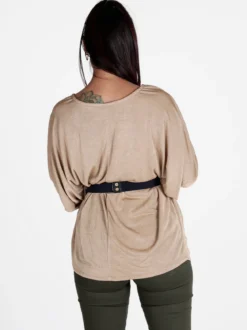 My Style Blusa donna con maniche corte a pipistrello