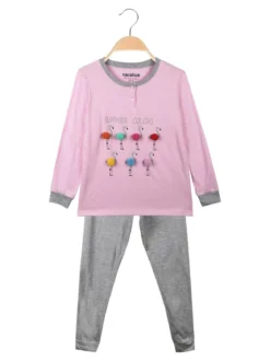 Nacshua Molly Pigiama lungo bambina in cotone