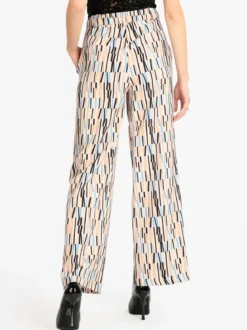 Naiife Pantaloni eleganti con stampa donna