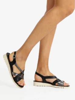 Nakoa Sandali in pelle intrecciati donna