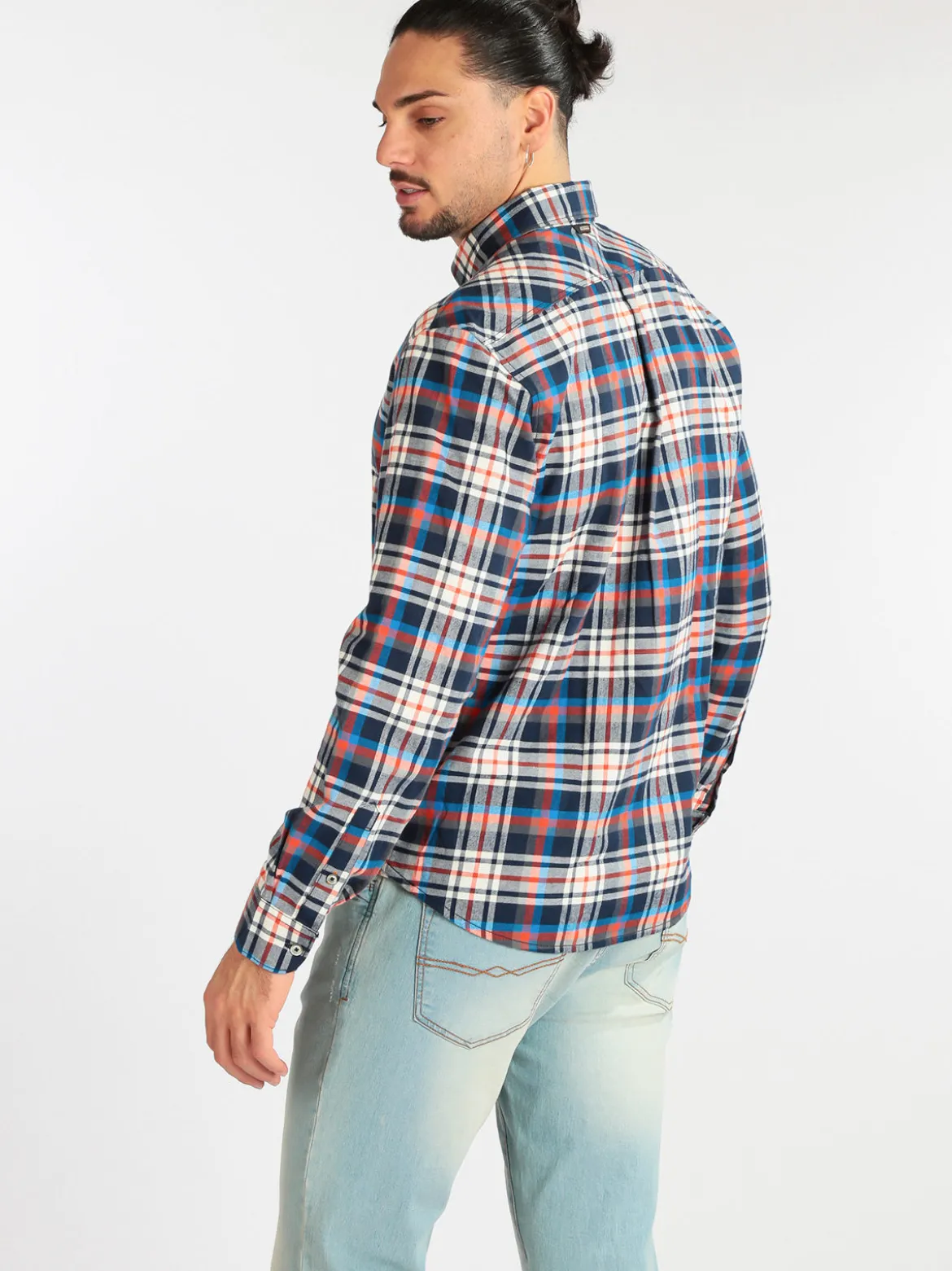 Napapijri Camicia a quadri da uomo in cotone