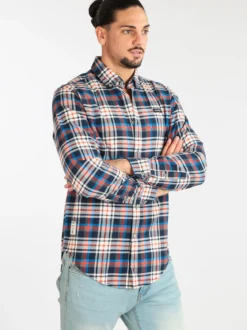 Napapijri Camicia a quadri da uomo in cotone