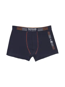 Navigare Boxer da ragazzo in cotone - blu scuro