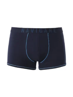 Navigare Boxer da uomo in cotone - blu scuro