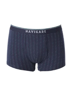 Navigare Boxer da uomo in cotone con stampe - blu