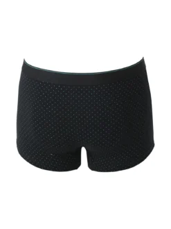 Navigare Boxer da uomo in cotone con stampe - nero