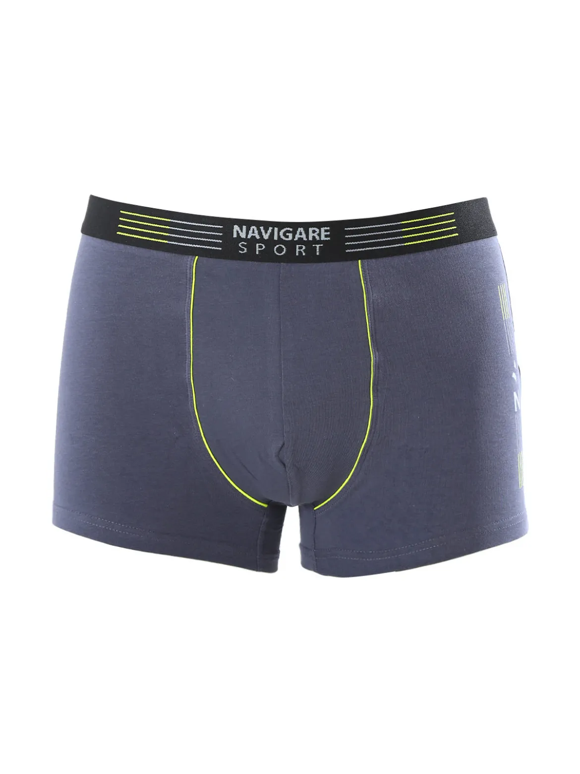 Navigare Boxer da uomo in cotone elasticizzato - antracite