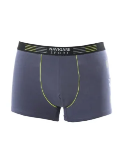 Navigare Boxer da uomo in cotone elasticizzato - antracite