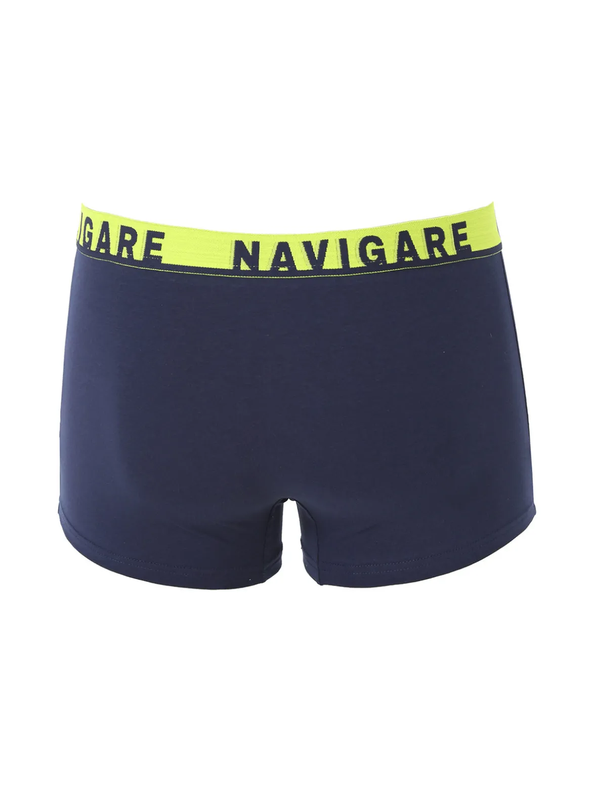 Navigare Boxer da uomo in cotone elasticizzato - blu scuro