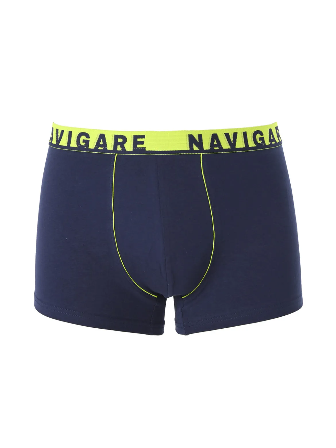 Navigare Boxer da uomo in cotone elasticizzato - blu scuro