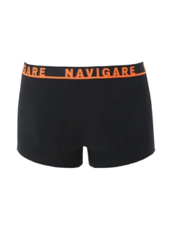 Navigare Boxer da uomo in cotone elasticizzato - nero