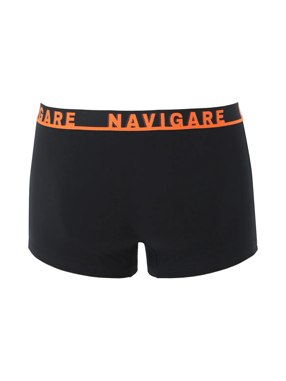 Navigare Boxer da uomo in cotone elasticizzato - nero