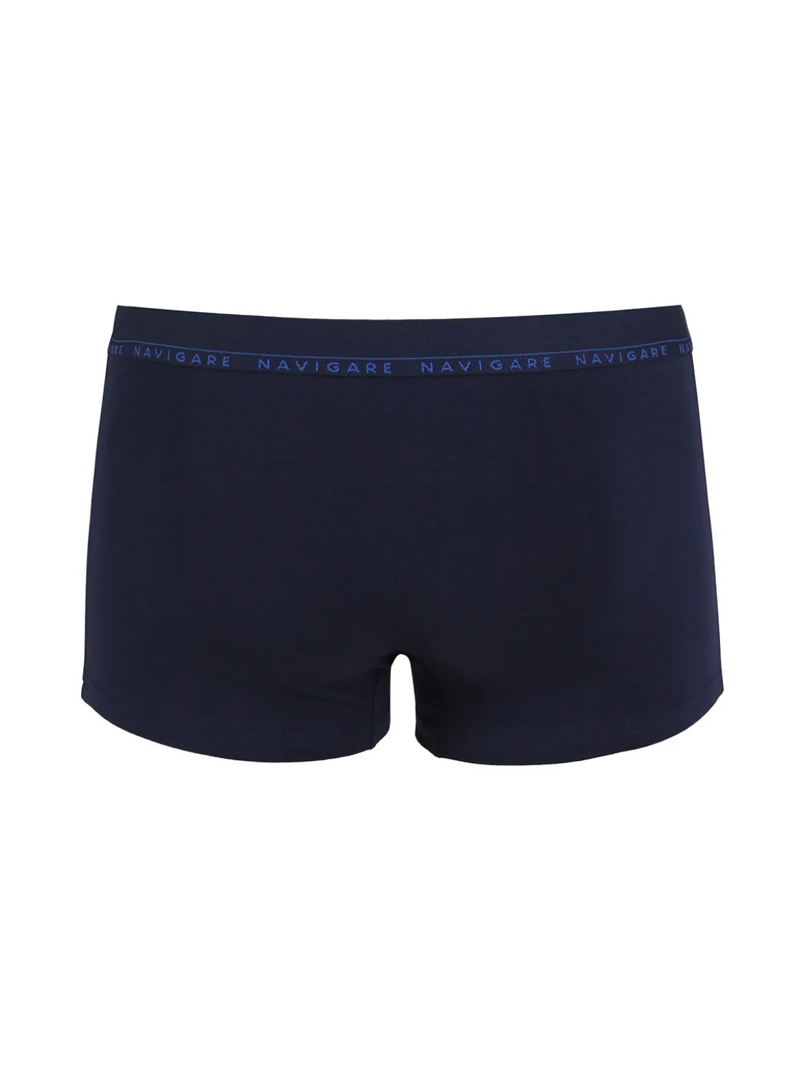 Navigare Boxer uomo in cotone elastico - blu scuro