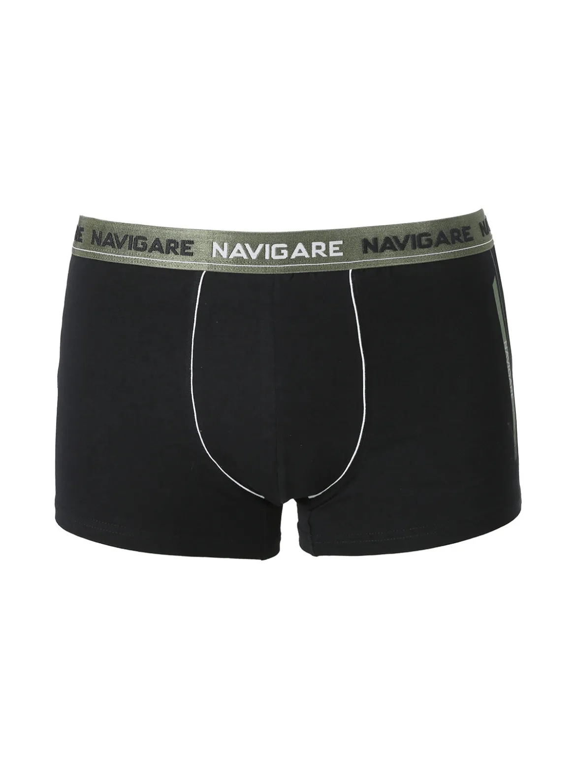 Navigare Boxer uomo in cotone jersey - oliva