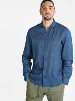 Navigare Camicia uomo in lino