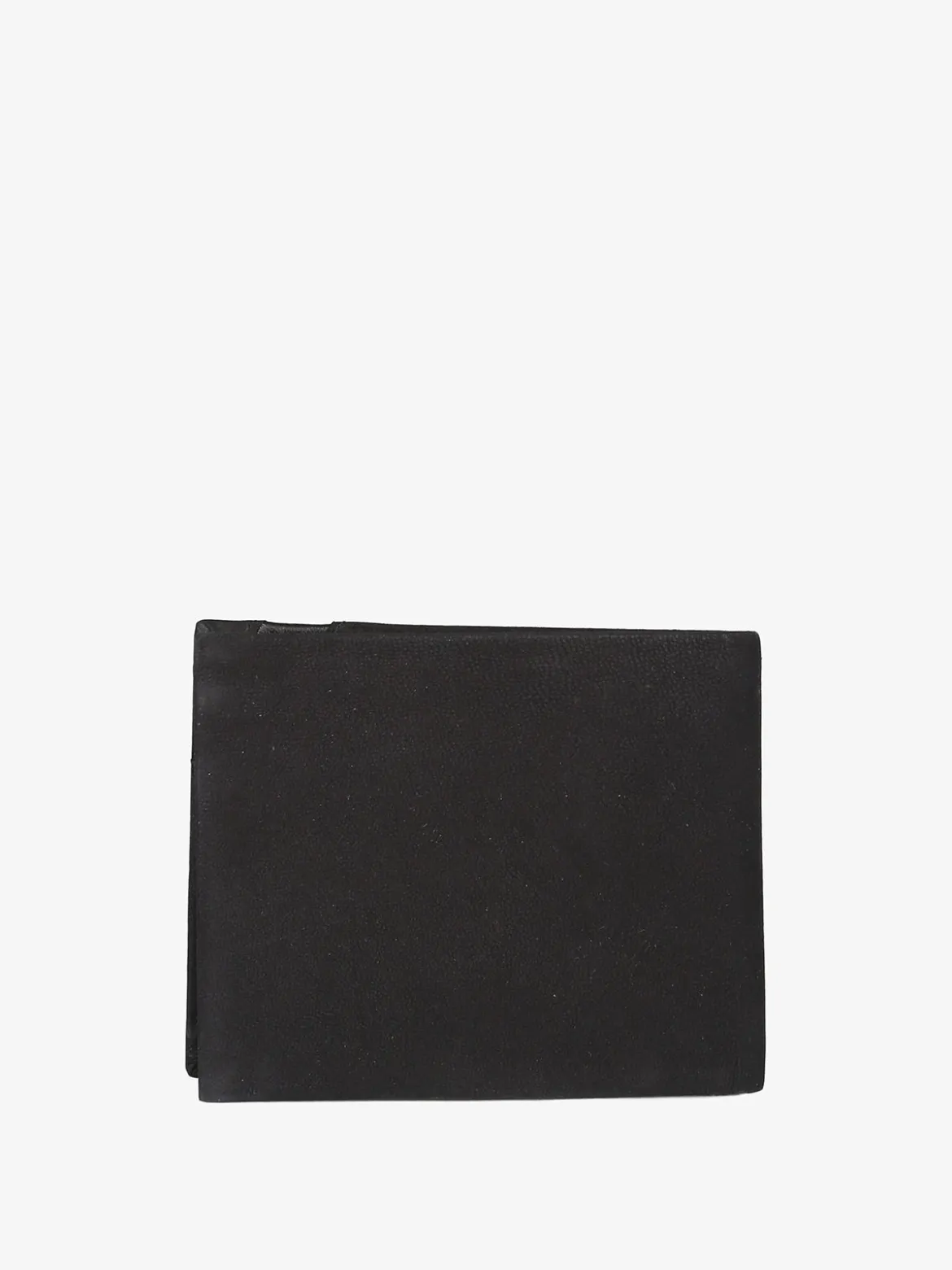 Navigare Portafoglio da uomo in pelle suede - nero