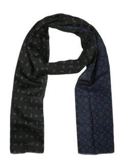 Navigare Sciarpa leggera da uomo con stampe - oliva