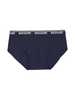 Navigare Slip da uomo taglie grandi in cotone bielastico - blu scuro