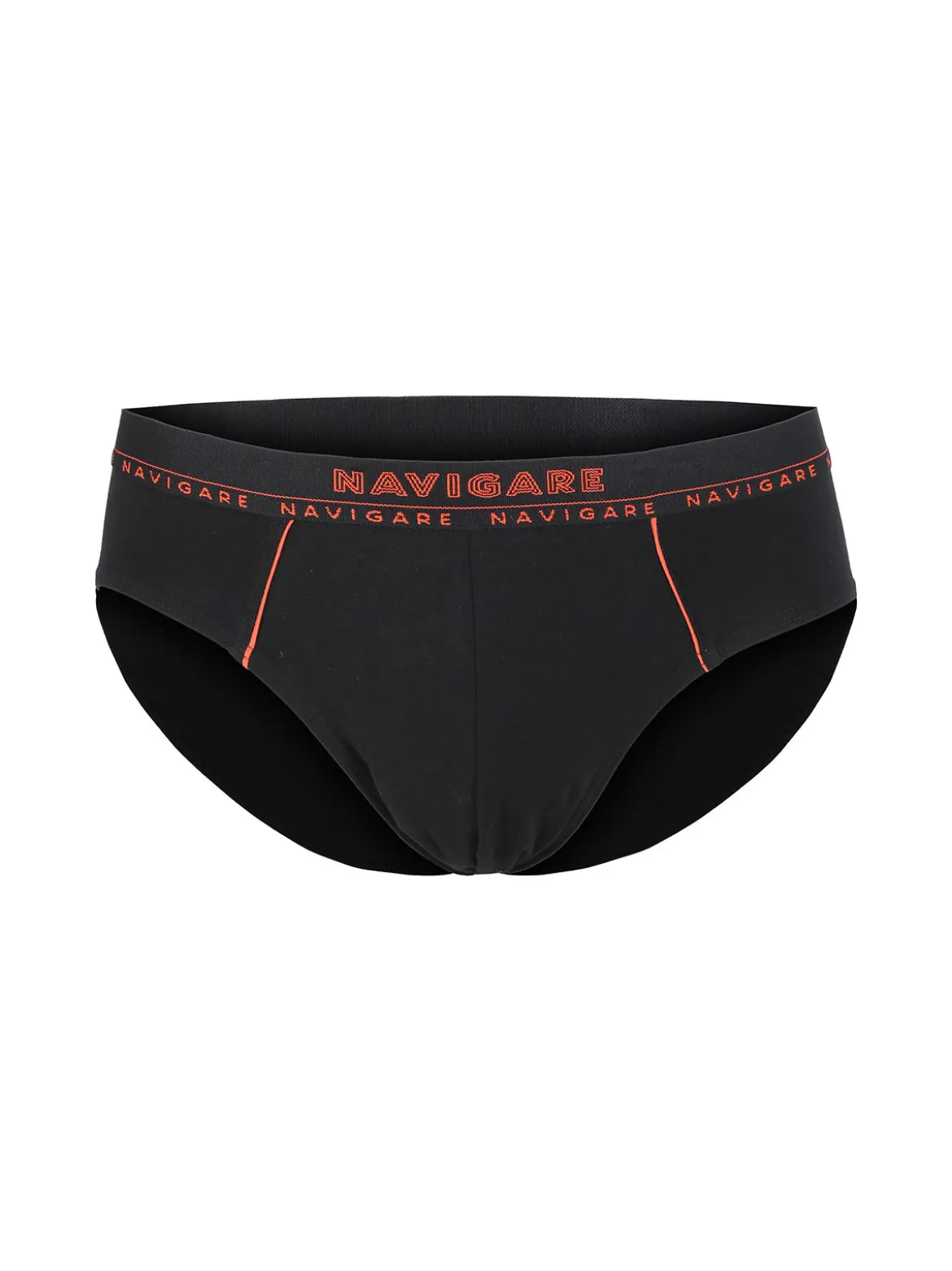 Navigare Slip uomo in cotone elastico - arancione