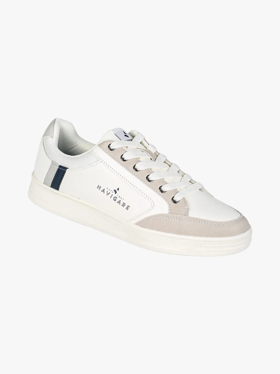 Navigare Sneakers da uomo stringate - bianco