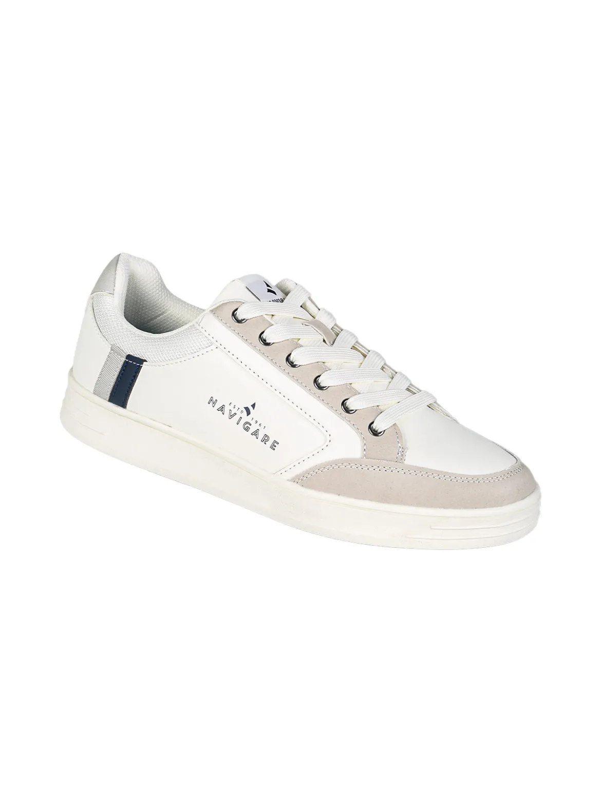 Navigare Sneakers da uomo stringate - bianco