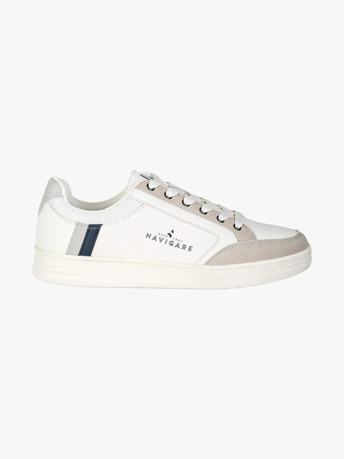 Navigare Sneakers da uomo stringate - bianco