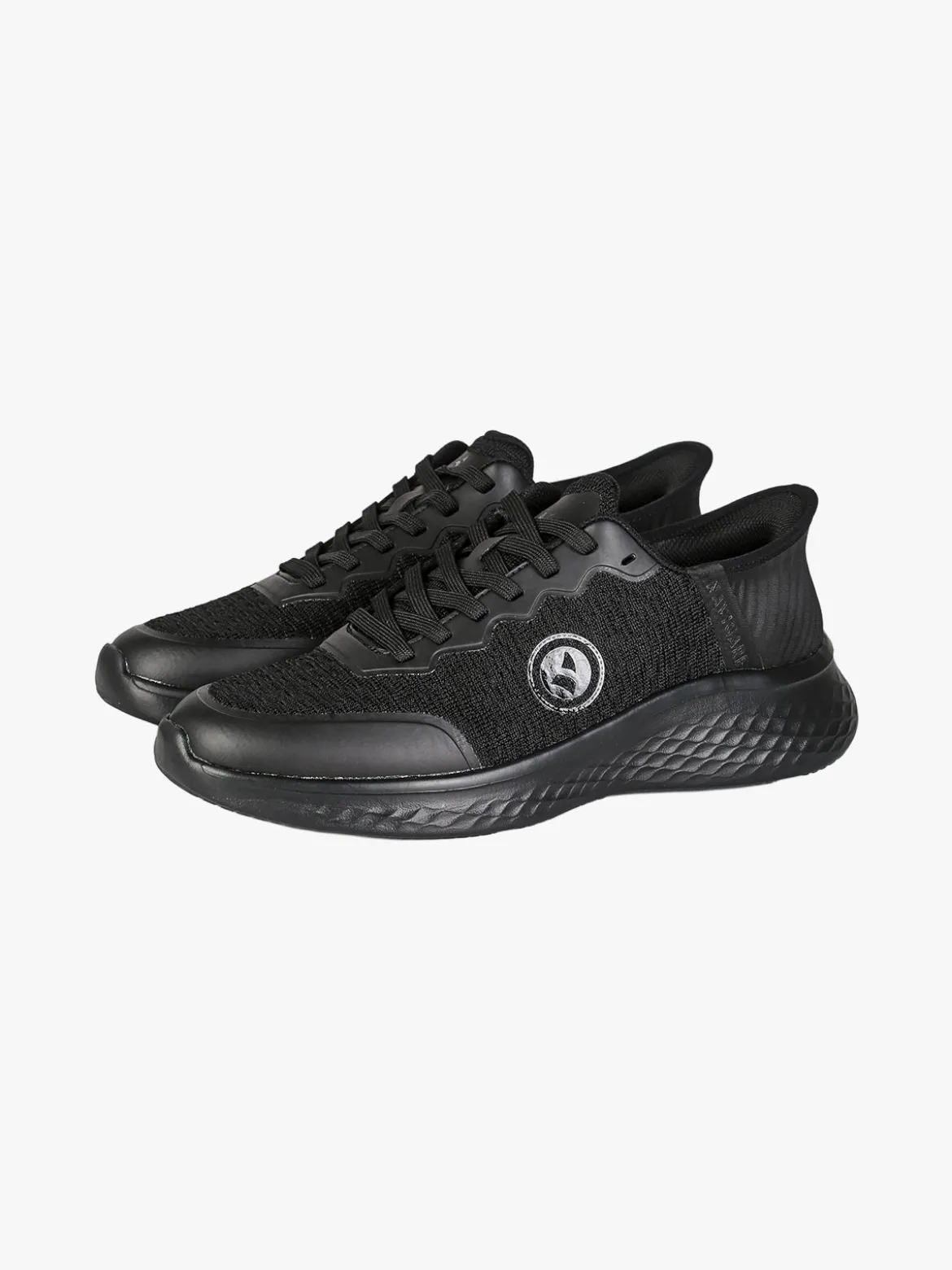 Navigare Sneakers sportive da uomo leggere con lacci - nero