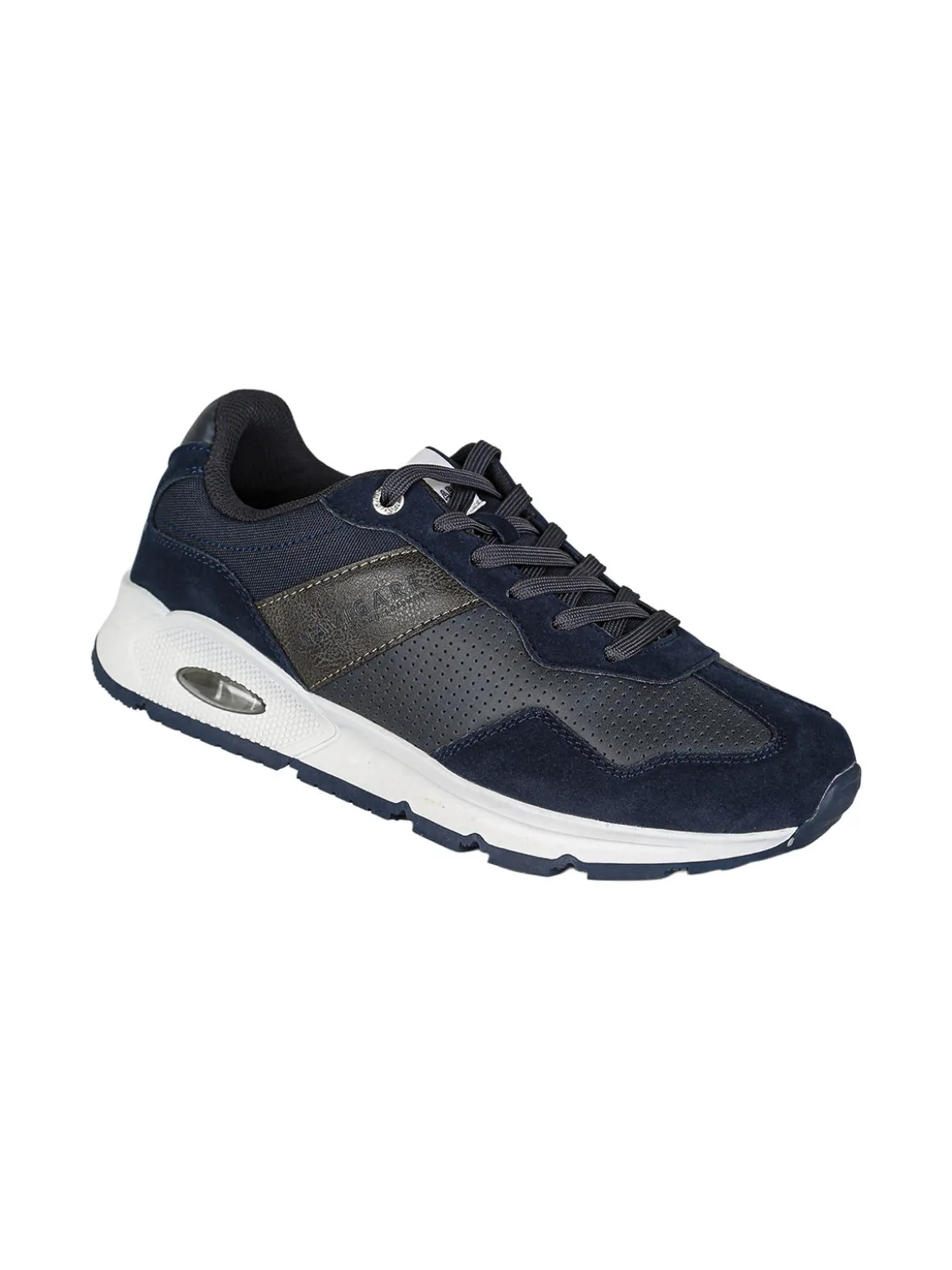 Navigare Sneakers stringate da uomo con camera ad aria - blu scuro