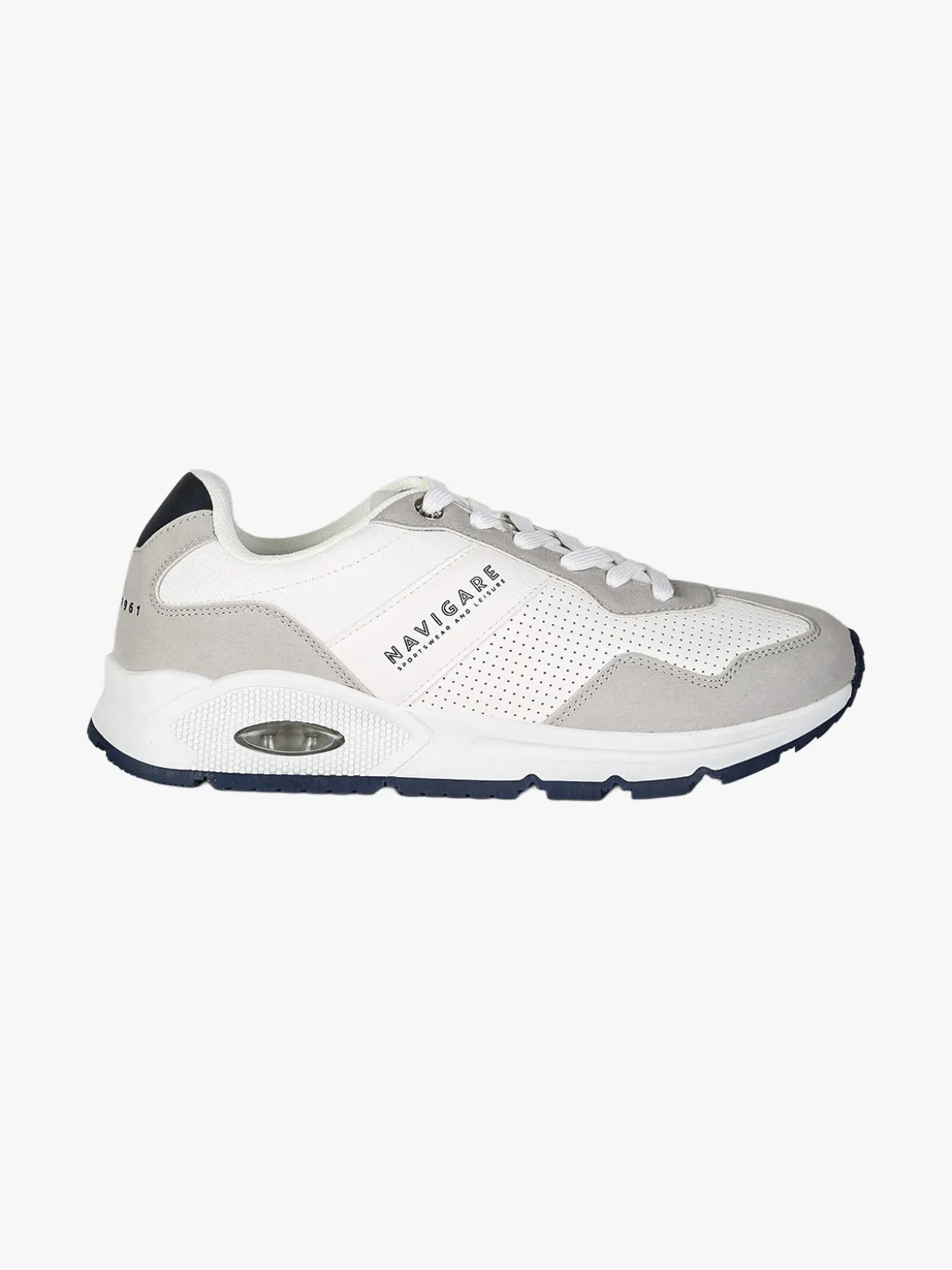 Navigare Sneakers stringate da uomo con camera ad aria - grigio