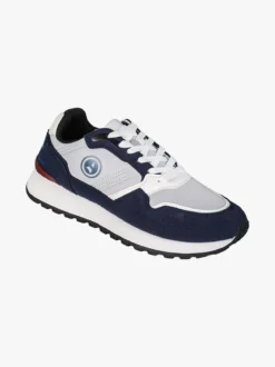 Navigare Sneakers stringate da uomo con platform - blu scuro