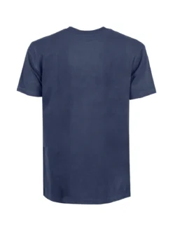 Navigare T-shirt intima da uomo girocollo in caldo cotone - blu