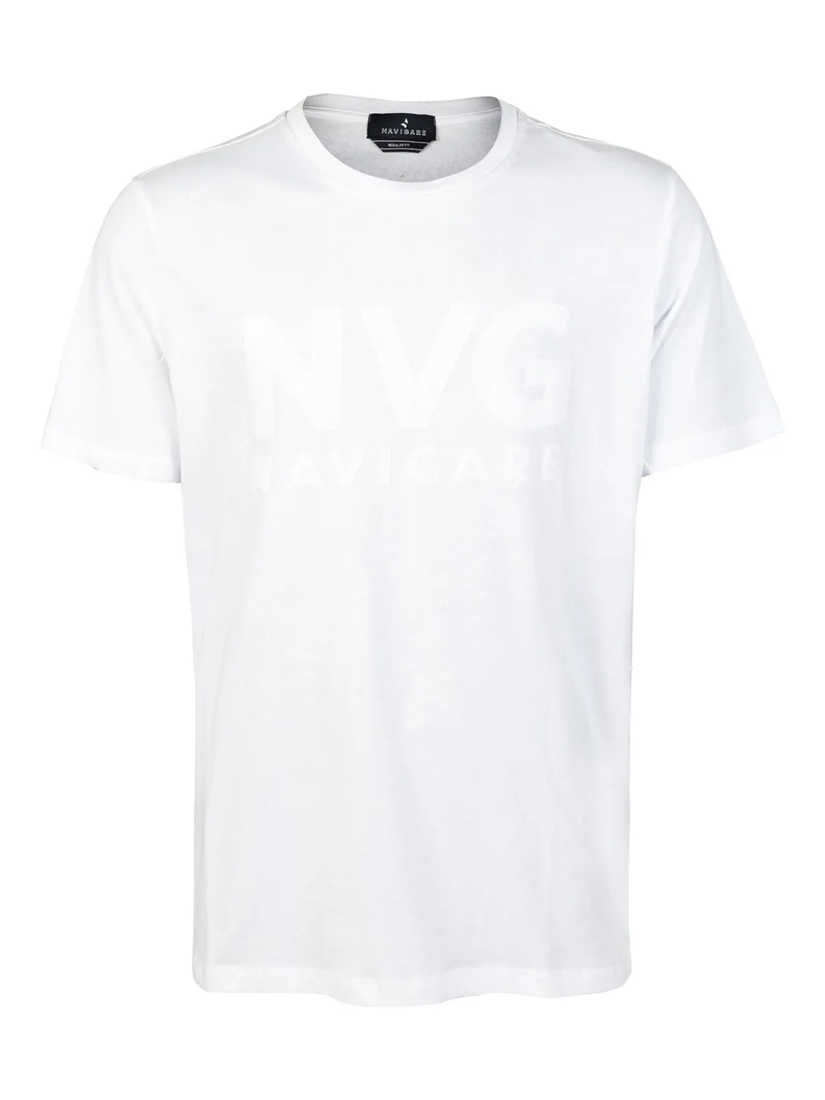 Navigare T-shirt uomo in cotone con scritta