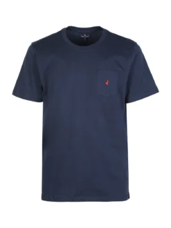 Navigare T-shirt uomo manica corta con taschino