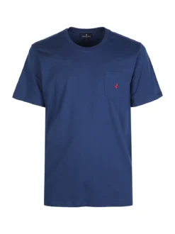 Navigare T-shirt uomo manica corta con taschino