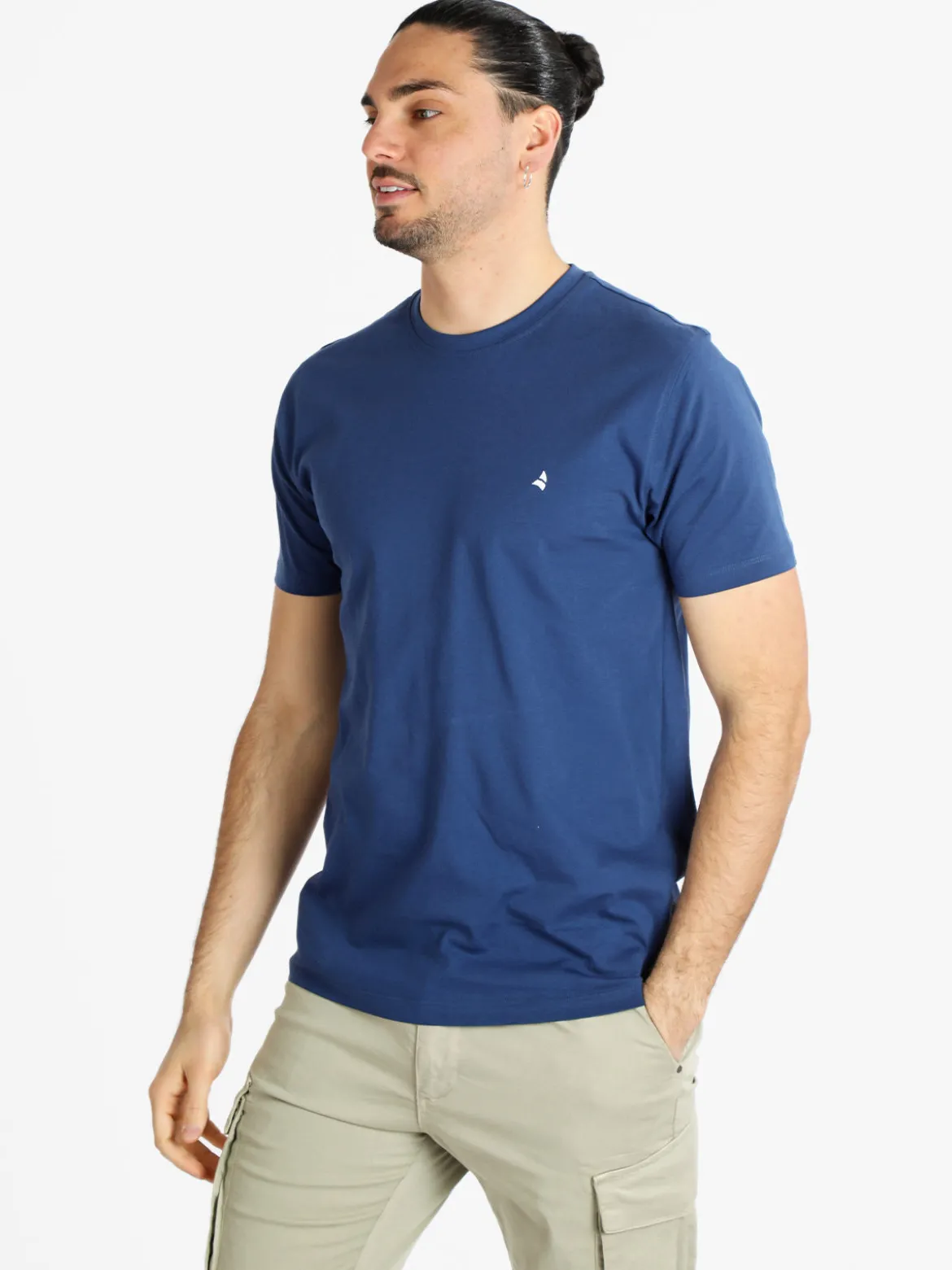 Navigare T-shirt uomo manica corta in cotone