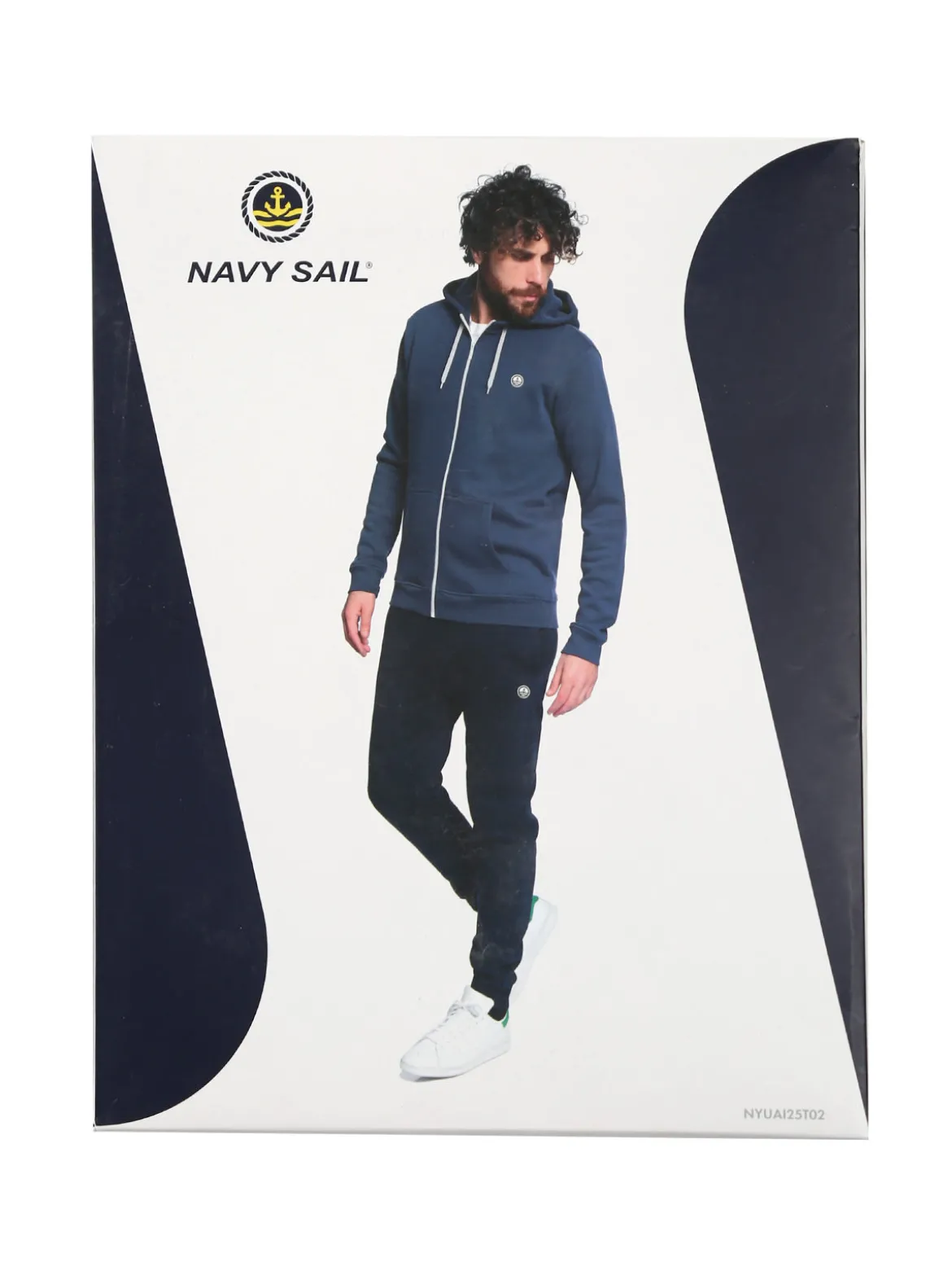 Navy Sail Completo tuta 2 pezzi da uomo full zip con cappuccio - verde