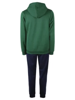 Navy Sail Completo tuta 2 pezzi da uomo full zip con cappuccio - verde
