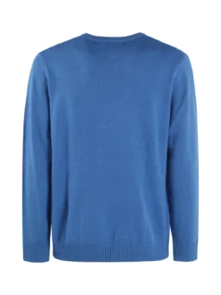 Navy Sail Maglione da uomo misto lana con scollo V