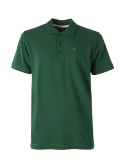 Navy Sail Polo da uomo in cotone a maniche corte - verde