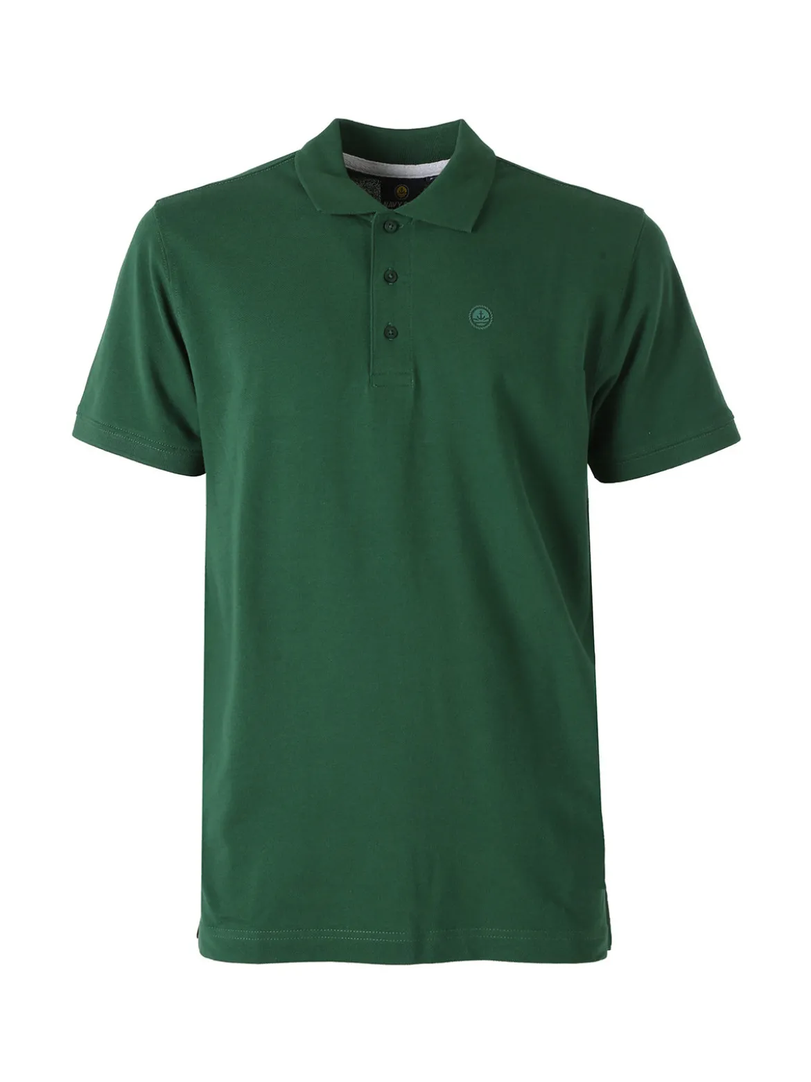 Navy Sail Polo da uomo in cotone a maniche corte - verde
