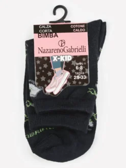 Nazareno Gabrielli Calze corte da bambina in caldo cotone