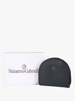 Nazareno Gabrielli Portamonete in pelle con zip