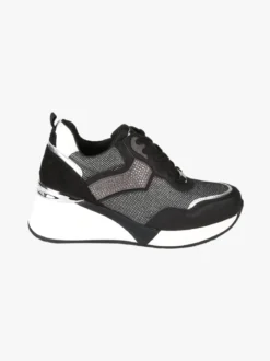 Nazareno Gabrielli Sneakers donna con zeppa e strass