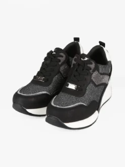 Nazareno Gabrielli Sneakers donna con zeppa e strass