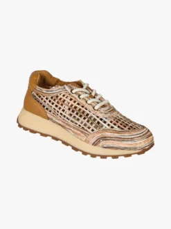 Nazareno Gabrielli Sneakers donna traforate - cammello