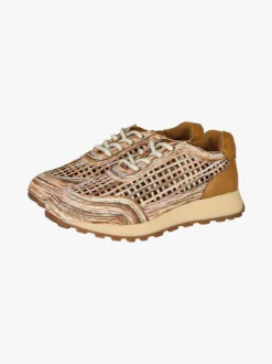 Nazareno Gabrielli Sneakers donna traforate - cammello