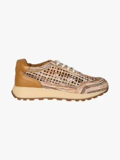 Nazareno Gabrielli Sneakers donna traforate - cammello