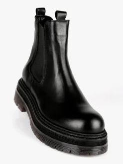 Nerofumo Stivaletti in pelle chelsea da donna