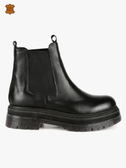 Nerofumo Stivaletti in pelle chelsea da donna